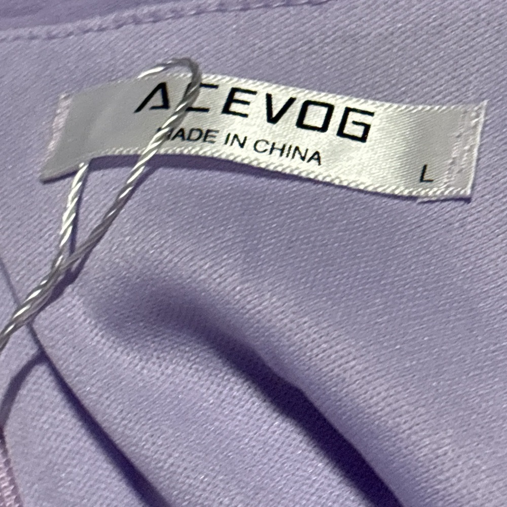 New ACEVOG Womens Casual Scoop Neck Loose Top 3/4 Sleeve Chiffon Blouse Shirt - Picture 8 of 12